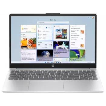 HP 15-fd0287ns sülearvuti 15,6 inch FHD IPS | Intel Core i7-1355U 13. põlvkond | 16GB DDR4 | 512GB SSD | Intel Iris Xe Graphics | Windows 11 Home | Wi-Fi 6 | Hõbedane