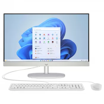 HP 24-cr0430ng 23,8 tolline All-in-One lauaarvuti, Intel Core i3-1315U, 8GB muutmälu, 256GB SSD, Windows 11 Home, valge