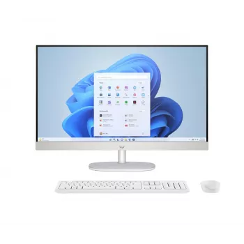 HP 27-cr0224nw Intel Core i5-1335U 27 tolli Full HD All-in-One arvuti, 16 GB DDR4, 512 GB SSD, FreeDOS, valge
