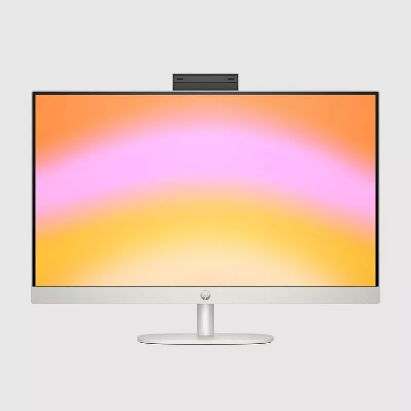 HP 27-cr0232nw All-in-One PC, AMD Ryzen 5 7520U, 27 inch Full HD, 16 GB LPDDR5, 512 GB SSD, Windows 11 Home, Wi-Fi 6, White