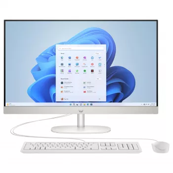 HP 27-cr0457ng All-in-One arvuti, 27-tolline FHD-ekraan, Intel Core i5-1335U, 8GB muutmälu, 512GB SSD, Windows 11 Home, valge