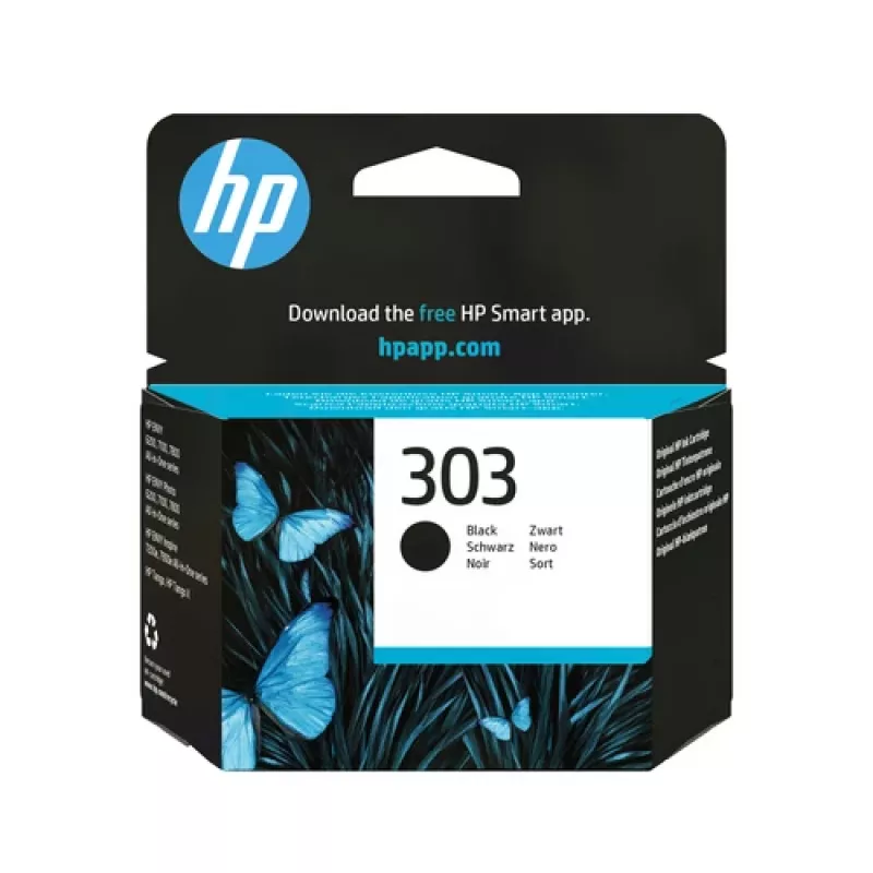 HP 303 originaalne tindikassett must 4 ml blisterpakendis