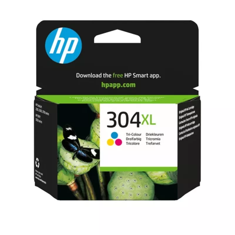 HP 304XL Tri-Colour tindikassett (N9K07AE#301)
