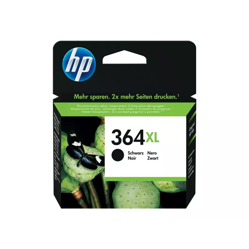 HP 364 XL Must originaal tindikassett (CN684EE)