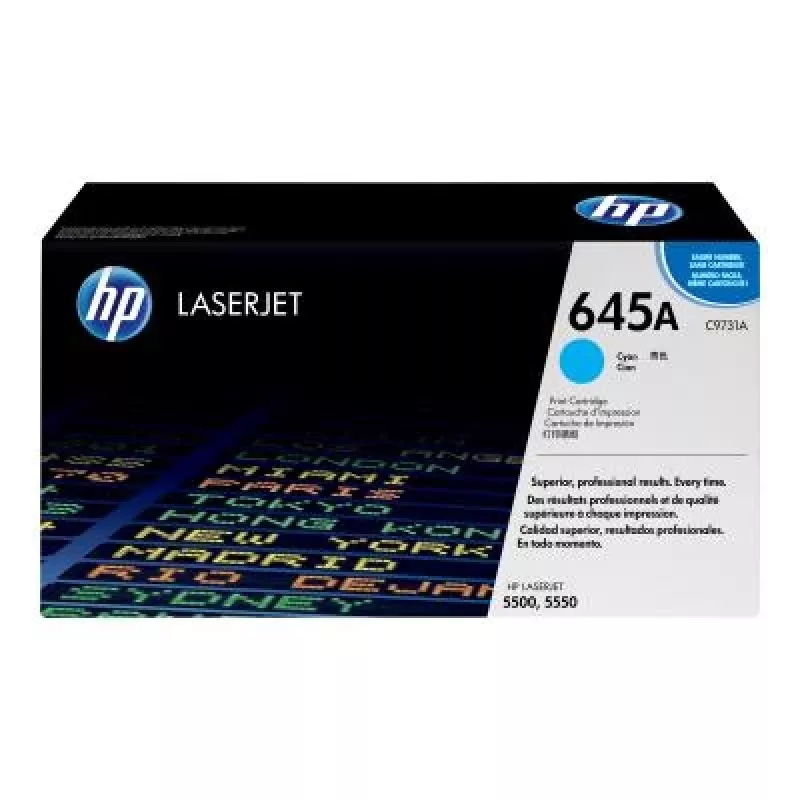 HP 645A Cyan Original Tonerikassett (C9731A)