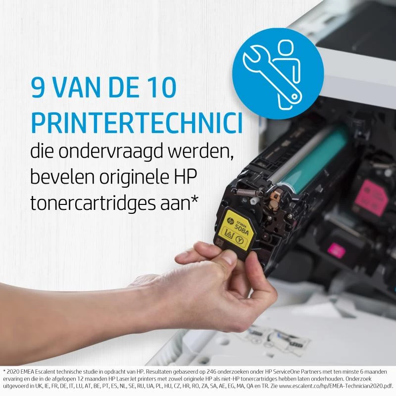 HP 646A Yellow Toner Cartridge (CF032A) - Standard Yield