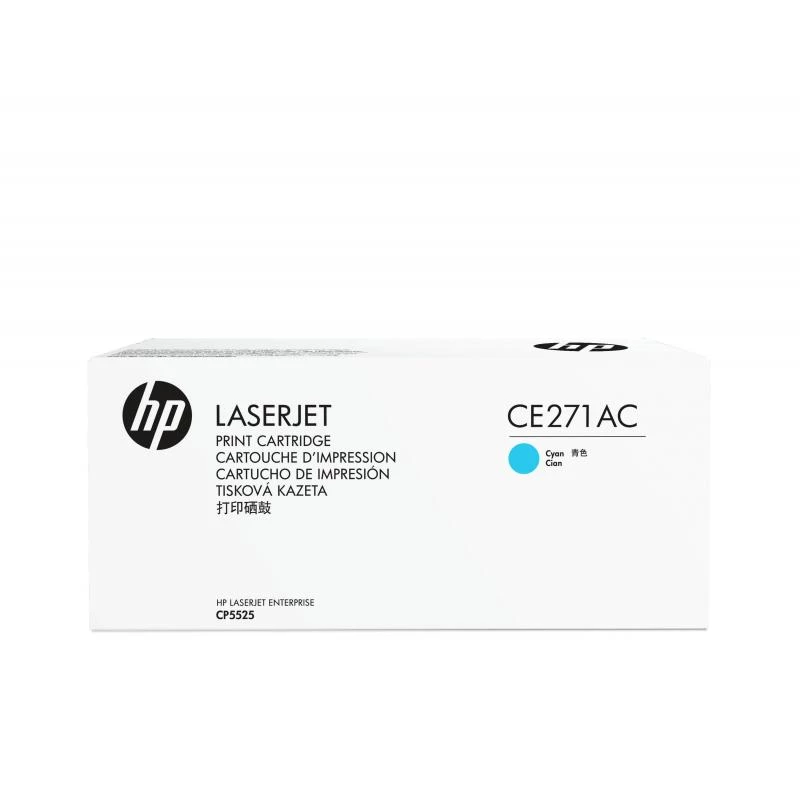 HP 650A Cyan originaal toonerikassett (CE271AC) - Contract