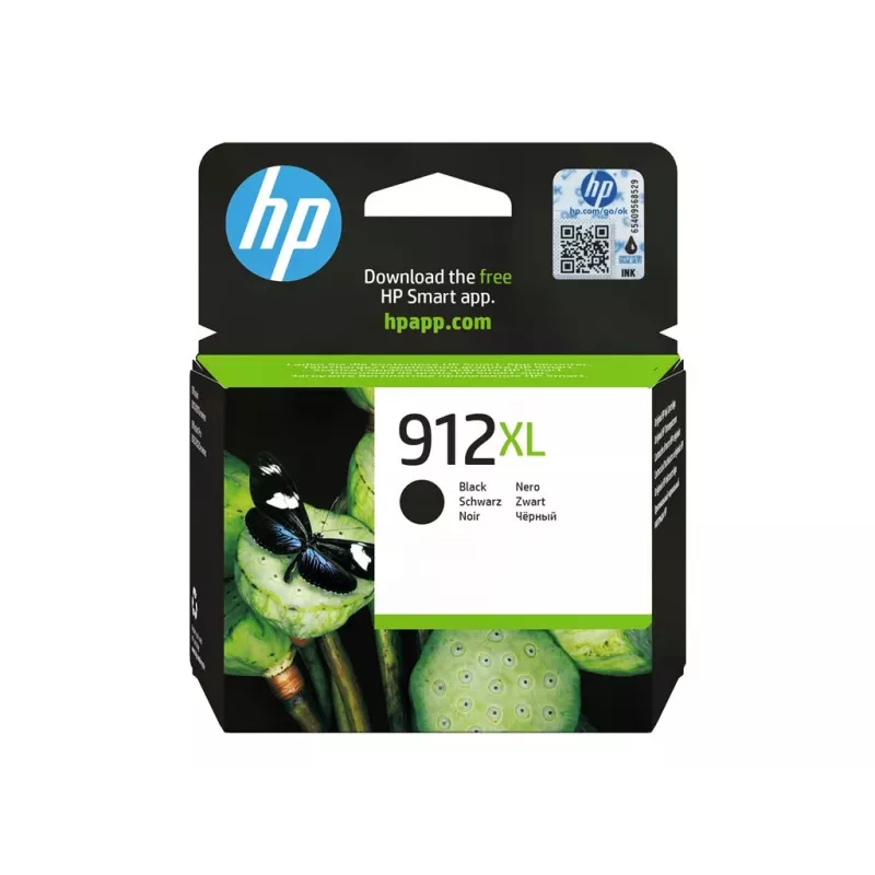 HP 912XL suure tootlikkusega must originaaltindi kassett