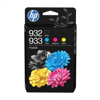 HP 932/933 Combo Pack - 4-Pack - Must, Kollane, Tsüaan, Magenta - Originaal - Officejet - Tindikassett - Officejet 6100, 6600 H711a, 6700, 7110, 7610 jaoks