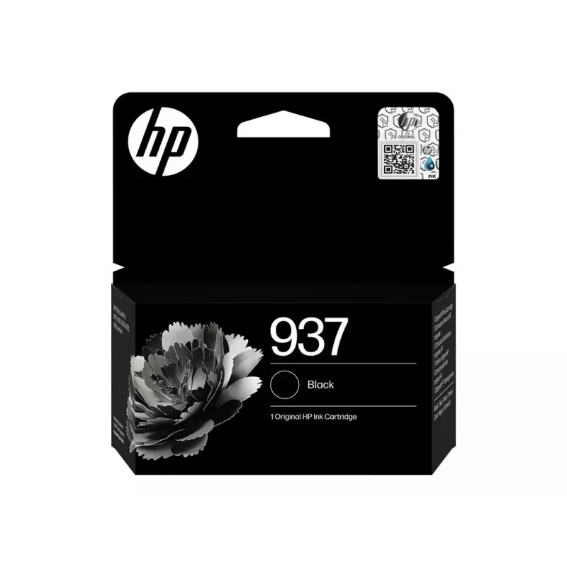 HP 937 Must originaal tindikassett (4S6W5NE#30B)