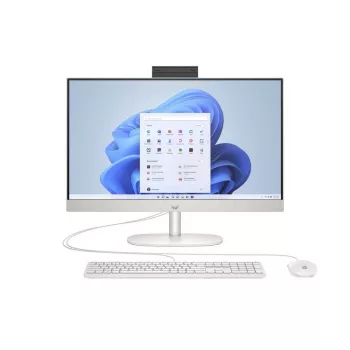 HP All-in-One 24-cr0046na lauaarvuti, Intel Core i5-1334U, 8 GB RAM, 512 GB SSD, 23,8 inch Full HD IPS-ekraan, Windows 11 Home, valge