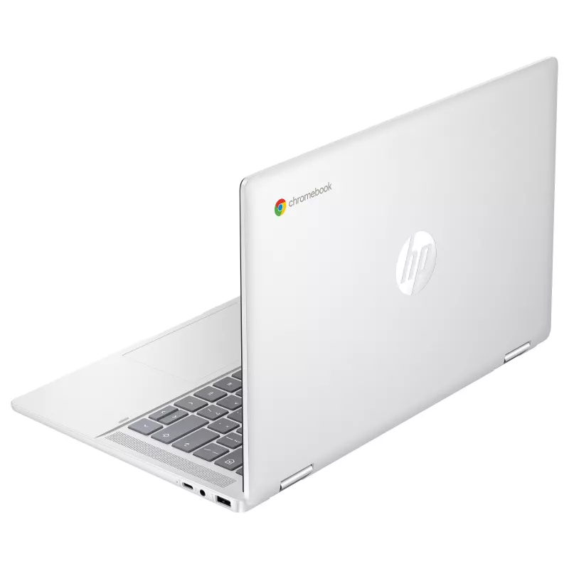 HP Chromebook x360 14b-cd0420ngx - 14 inch FHD IPS puuteekraaniga konverteeritav - Intel N200 - 8GB muutmälu - 128GB UFS - Chrome OS - hõbedane