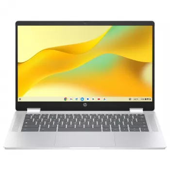 HP Chromebook x360 14b-cd0420ngx - 14 inch FHD IPS puuteekraaniga konverteeritav - Intel N200 - 8GB muutmälu - 128GB UFS - Chrome OS - hõbedane