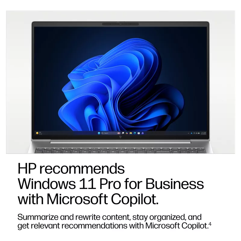 HP EliteBook 6 G2i 16 inch WUXGA Intel Core 5 320 16GB RAM 512GB SSD Windows 11 Pro hõbedane sülearvuti
