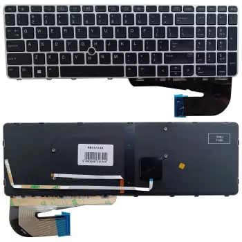 HP EliteBook 850 G3 / ZBook 15u G3 taustvalgustusega klaviatuur TrackPointiga