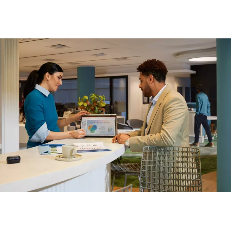 HP EliteBook X Flip G1i 14 tolline 2-in-1 sülearvuti, Intel Core Ultra 7 268V, 32GB LPDDR5, 1TB SSD, WUXGA IPS Sure View, Intel Arc, Win11 Pro, hõbedane