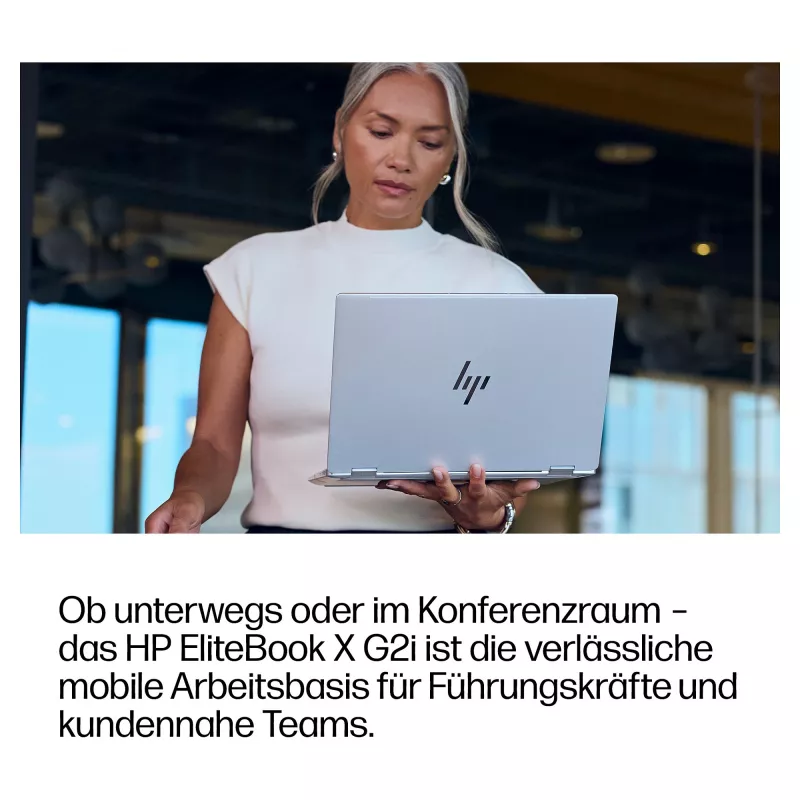 HP EliteBook X G2i 14-tolline sülearvuti Intel Core Ultra 5 325 32GB RAM 512GB SSD Windows 11 Pro 5G LTE Hõbedane