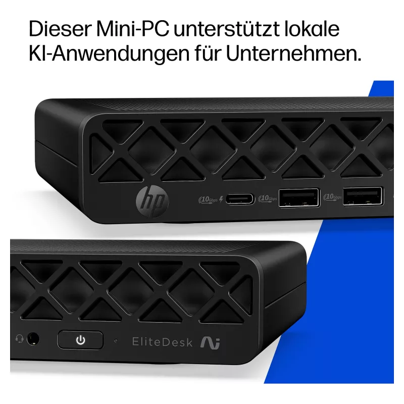 HP EliteDesk 8 Mini G2i Mini PC, Intel Core Ultra 7 356H, 32GB DDR5 RAM, 1TB NVMe SSD, Windows 11 Pro, Must