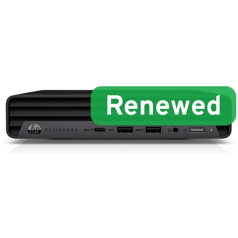 HP EliteDesk 805 G6 Desktop Mini | AMD Ryzen 5 PRO 4650GE | 16GB RAM | 256GB SSD | Windows 11 Pro (uuendatud, klass B)