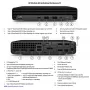 HP EliteDesk 805 G6 Desktop Mini | AMD Ryzen 5 PRO 4650GE | 16GB RAM | 256GB SSD | Windows 11 Pro (uuendatud, klass B)