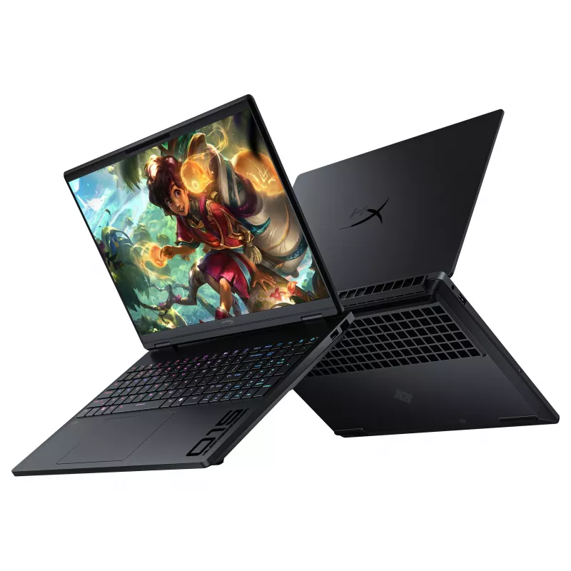 HP HyperX OMEN 15-ga0170ng mängusülearvuti, 15,6 tolli FHD IPS 144Hz, Intel Core i5-14650HX, 16GB DDR5 RAM, 1TB SSD, NVIDIA GeForce RTX 5060, Windows 11 Home, saksa klaviatuur, Shadow Black