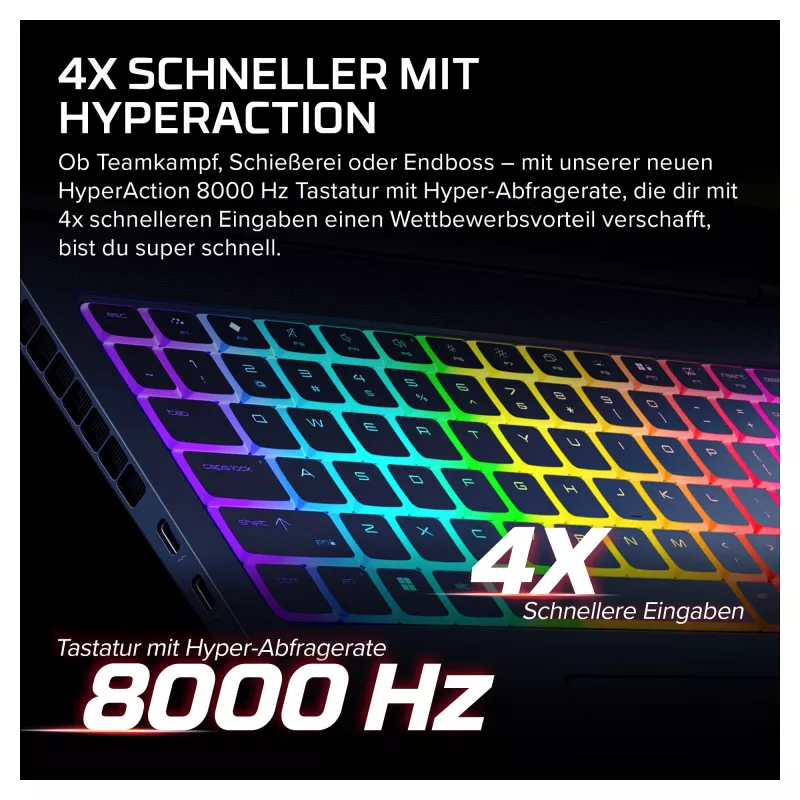 HP HyperX OMEN 16-ah1470ng mängusülearvuti, AMD Ryzen 7, RTX 5070 Ti, 32GB RAM, 1TB SSD, 16,1 tolli QHD 270Hz, Windows 11 Home