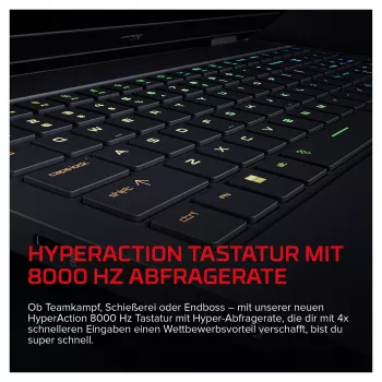 HP HyperX OMEN 16-ap1190ng mängusülearvuti, 16,1 tolli QHD 165Hz, AMD Ryzen 9 8940HX, 16GB DDR5, 512GB SSD, RTX 5070, FreeDOS, saksa klaviatuur