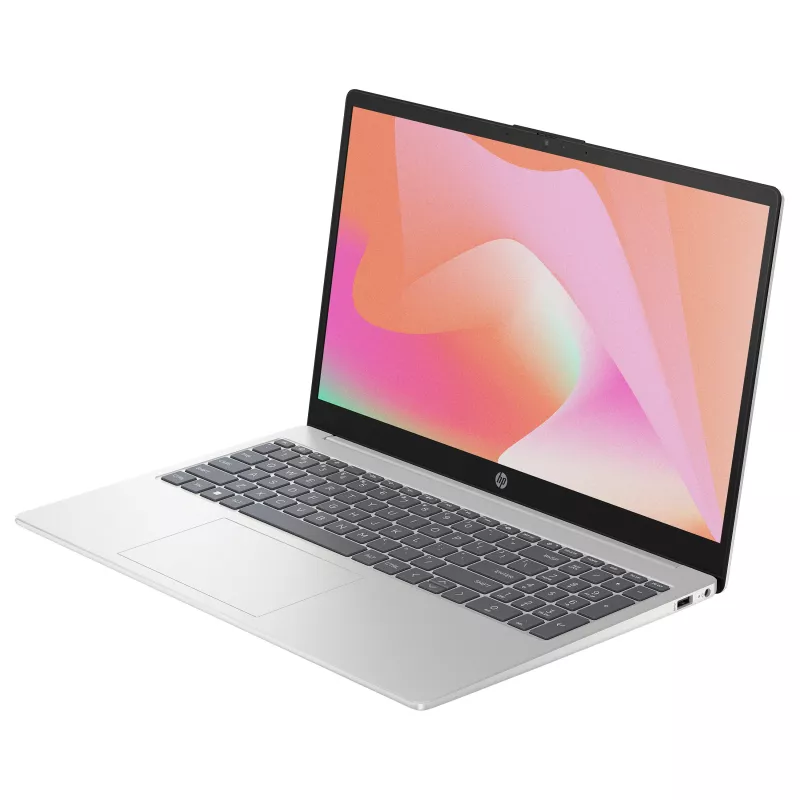 HP sülearvuti 15-fd1450ngx Intel Core 5 120U 15.6 inch Full HD IPS 8GB RAM 512GB SSD FreeDOS Natural Silver