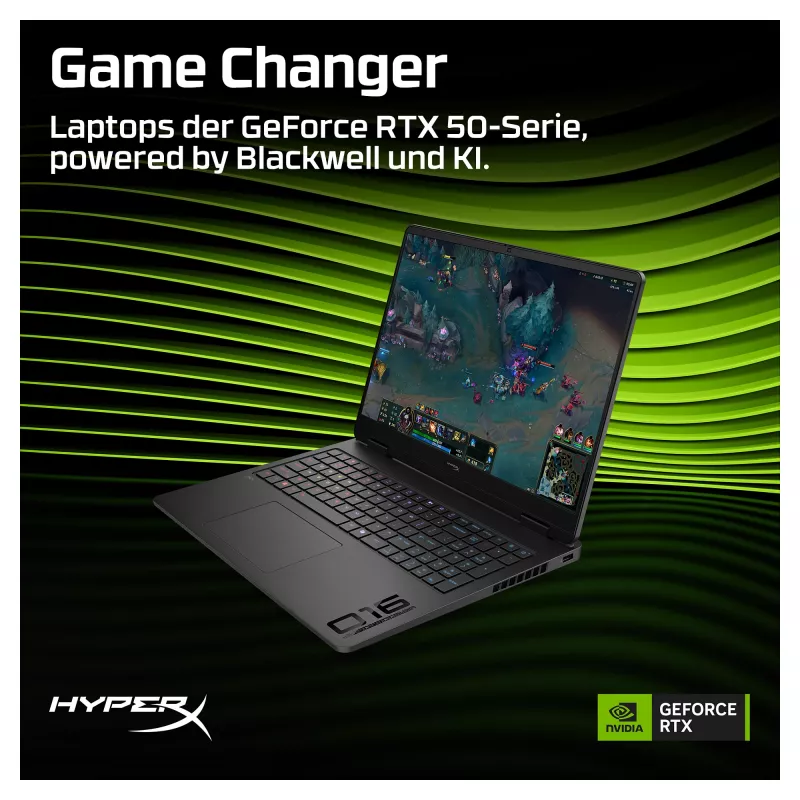 HP OMEN 16-am2190ng mängusülearvuti, 16,1 tolli QHD 165Hz, Intel Core i9-14900HX, 24GB RAM, 1TB SSD, RTX 5070, Windows 11 Home