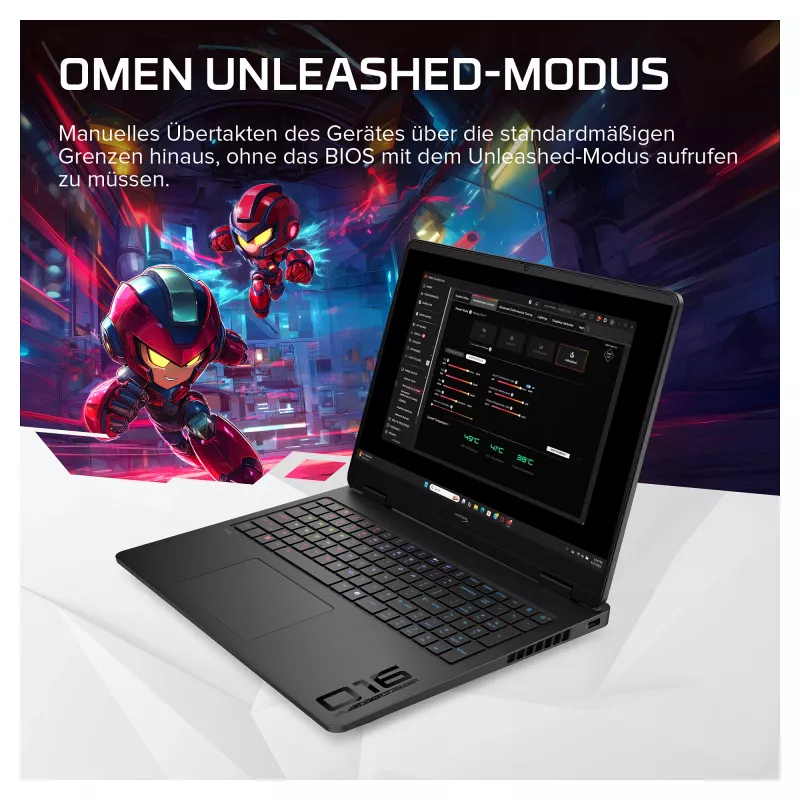 HP OMEN 16 mängurläptop, AMD Ryzen 9 8940HX, 24GB DDR5, 512GB SSD, RTX 5070, 16.1 inch QHD 165Hz, Windows 11 Home