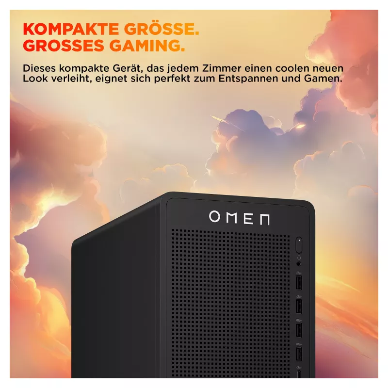 HP OMEN 16L TG03-0451ng mänguarvuti, AMD Ryzen 5 8400F, 16GB DDR5, 512GB SSD, NVIDIA GeForce RTX 5050, ilma OS-ita, must