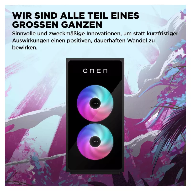 HP OMEN GT16-1474ng 35L mänguarvuti, AMD Ryzen 7 9800X3D, 32GB DDR5, 1TB SSD, NVIDIA GeForce RTX 5070, Windows 11 Home, vari must