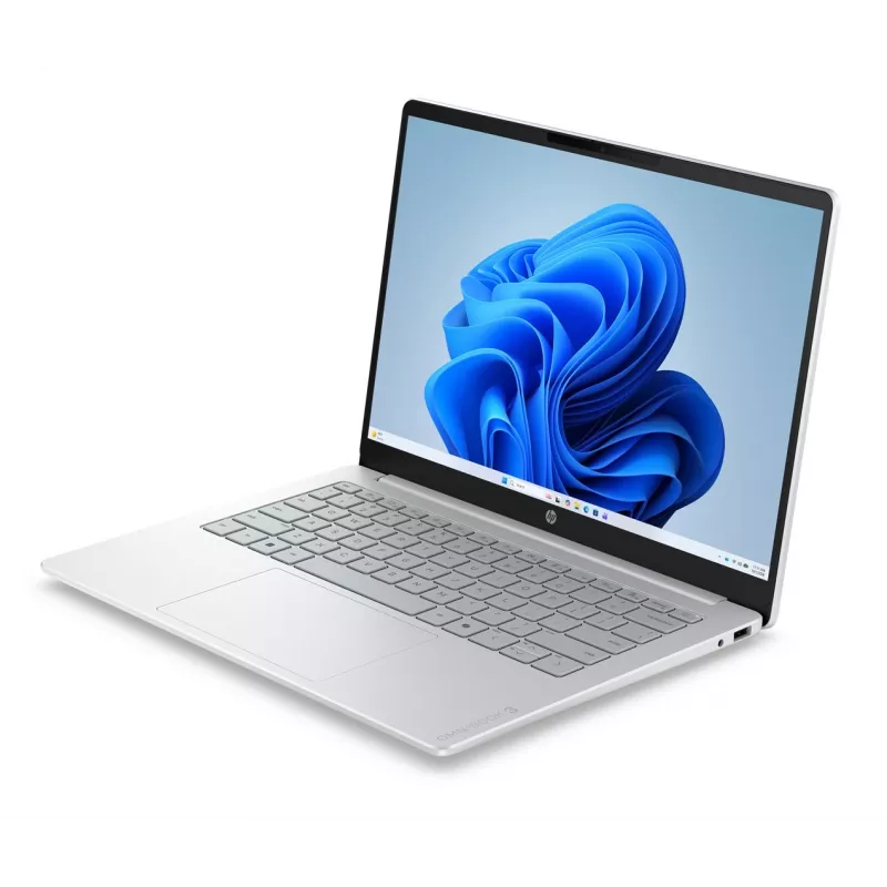 HP OmniBook 3 14-hu0012nwx 14 inch 2K IPS sülearvuti - Intel Core 3 100U, 8GB DDR5, 256GB SSD, Windows 11 Home, Glacier Silver