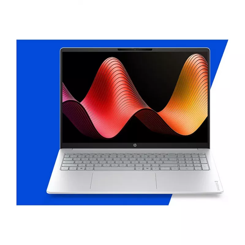 HP OmniBook 3 16-bu0055ngx 16-tolline sülearvuti, Intel Core Ultra 5 225U, 24GB DDR5 RAM, 512GB SSD, Windows 11 Home, hõbedane