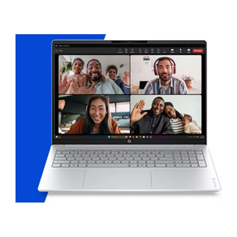 HP OmniBook 3 16-bu0150ng 16 tolline WUXGA IPS sülearvuti, Intel Core 5 120U, 12GB muutmälu, 512GB SSD, FreeDOS, Natural Silver, saksa klaviatuur