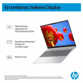 HP OmniBook 5 AI 16-af1450ngx sülearvuti, 16-tolline, Intel Core Ultra 5 225U, 16GB RAM, 512GB SSD, Windows 11 Home