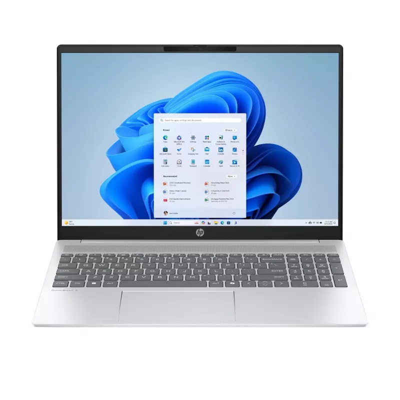 HP OmniBook 5 16-bc1019nw, 16-tolline IPS 300nits Anti-Glare, AMD Ryzen 7 8840U, 16GB LPDDR5X, 512GB SSD, AMD Radeon 780M, 1080p veebikaamera, 59Wh, OS puudub, Glacier Silver, 2-aastane garantii