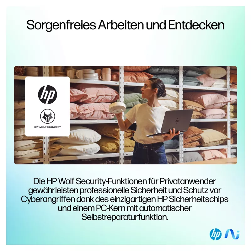 HP OmniBook Ultra Flip 14-fh0678ng 2-in-1 sülearvuti, Intel Core Ultra 7, 32GB RAM, 1TB SSD, 14-tolline OLED puuteekraan, Windows 11 Home, Natural Silver