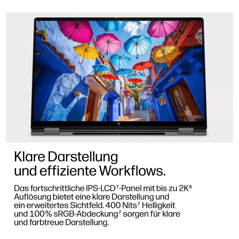 HP OmniBook X Flip Next Gen AI 16-cb0073ngx 2-in-1 sülearvuti, 16 inch 2.8K OLED puuteekraan, Snapdragon X Elite, 24GB muutmälu, 1TB SSD, Windows 11 Home, Meteorite Gray