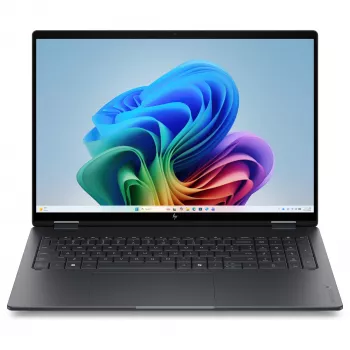 HP OmniBook X Flip Next Gen AI 16-cb0073ngx 2-in-1 sülearvuti, 16 inch 2.8K OLED puuteekraan, Snapdragon X Elite, 24GB muutmälu, 1TB SSD, Windows 11 Home, Meteorite Gray
