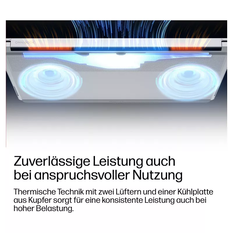 HP OmniBook X Next Gen AI 14-ka0050ngx CU5 325/16/512SSD/W11 Home - Saksa klaviatuuripaigutus, Meteorite Grey