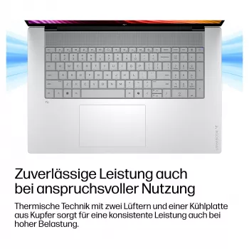 HP OmniBook X Next Gen AI 17-de0076ngx sülearvuti, 17.3-tolline, Intel Core Ultra 7 355, 24GB RAM, 1TB SSD, Windows 11 Home