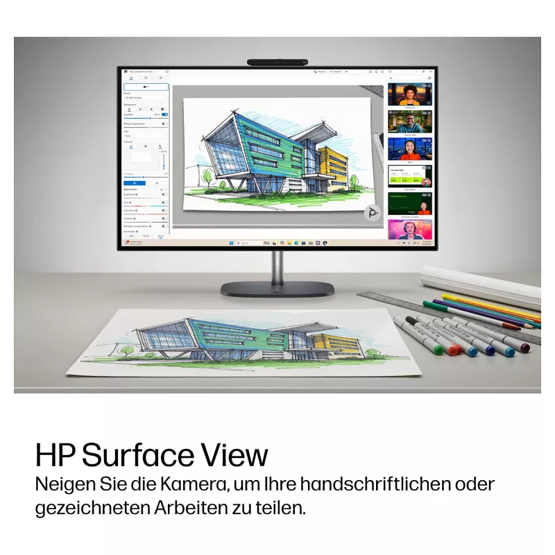 HP OmniStudio X 27-cx0471ng All-in-One arvuti, 27 tolli QHD IPS, Intel Core Ultra 7, 24GB DDR5, 1TB SSD, Windows 11 Home