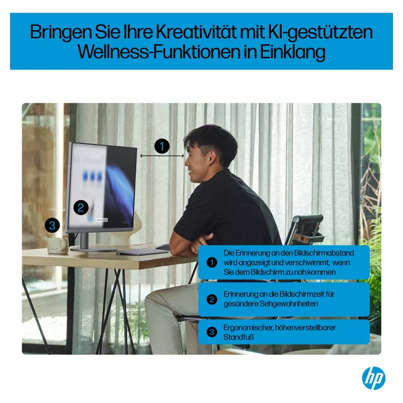HP OmniStudio X All-in-One 32-c0077ng, hõbedane, Windows 11 Home