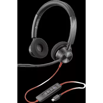 HP Poly Blackwire 3320-M USB-C juhtmega peakomplekt koos noolega mikrofoniga, mürasummutusega, must