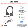 HP Poly Blackwire 3325 Stereo Microsoft Teams sertifitseeritud USB-C kõrvaklapid + 3,5 mm pistik + USB-C/A adapter