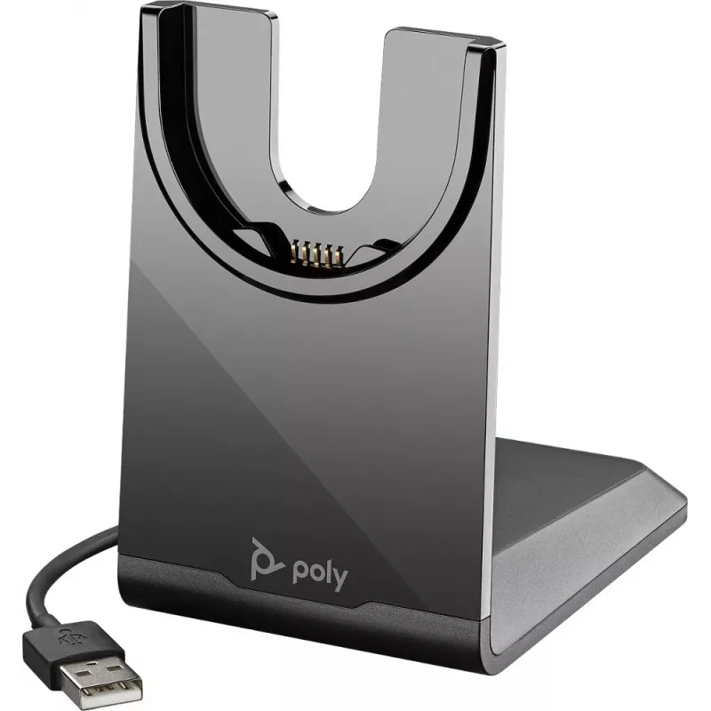 HP Poly laadimisalus Voyager 4300 UC seeria 4310, 4320, Voyager Focus 2 Office, 2 UC jaoks (220265-01)