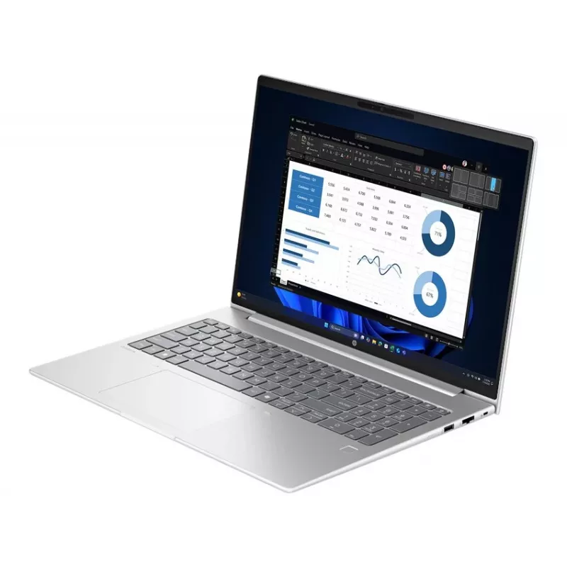 HP ProBook 4 G1i 16 sülearvuti | Intel Core Ultra 7 255U | 24GB RAM | 1TB SSD | 16 inch WUXGA IPS | Windows 11 Pro | Hõbedane