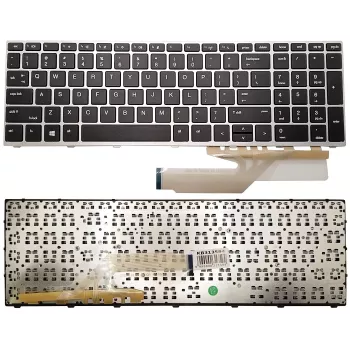 HP ProBook 450 G5, 455 G5, 470 G5 asendusklaviatuur koos raamiga - USA inglise keeles