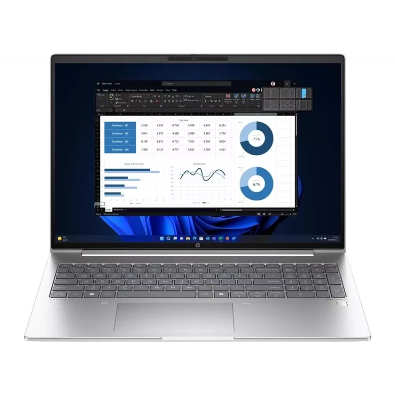 HP ProBook 465 G11 Sülearvuti, 16.0 inch WUXGA IPS, AMD Ryzen 5 7535U, 16 GB DDR5 RAM, 512 GB NVMe SSD, Windows 11 Pro, Must
